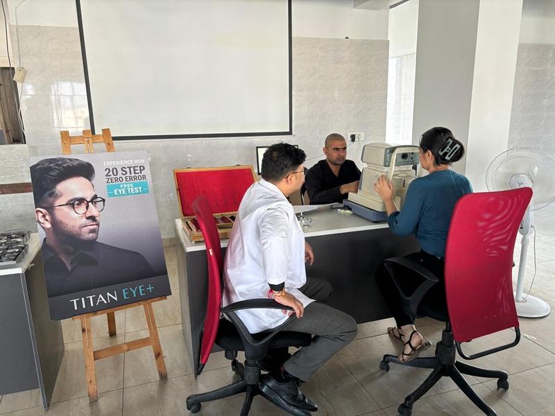Eye Check-up Camp in Colabration with TITAN