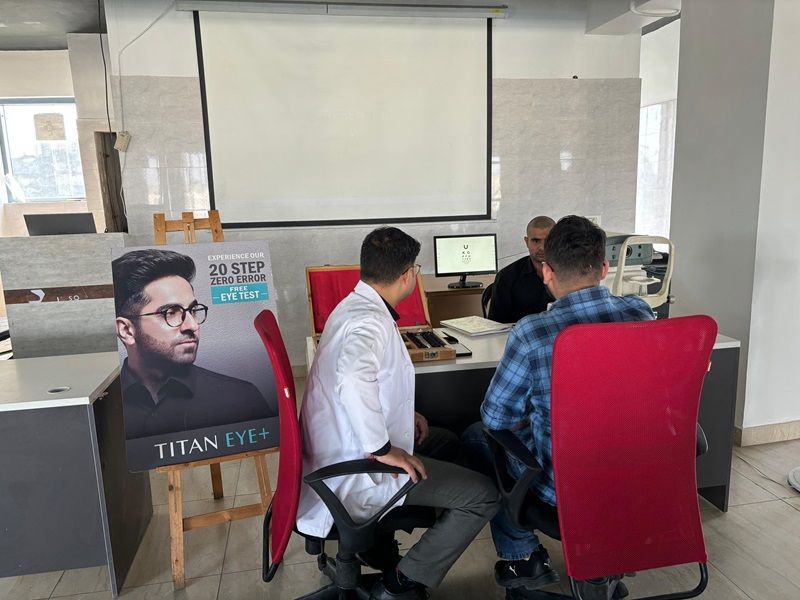 Eye Check-up Camp in Colabration with TITAN