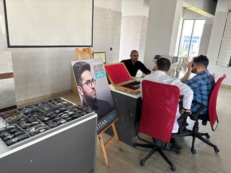 Eye Check-up Camp in Colabration with TITAN